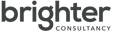 Brighter Text Logo in Black